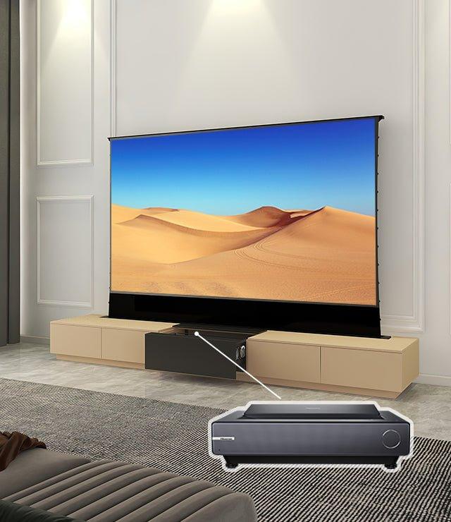 VIVIDSTORM Motorised Laser TV Cabinet Monte Carlo