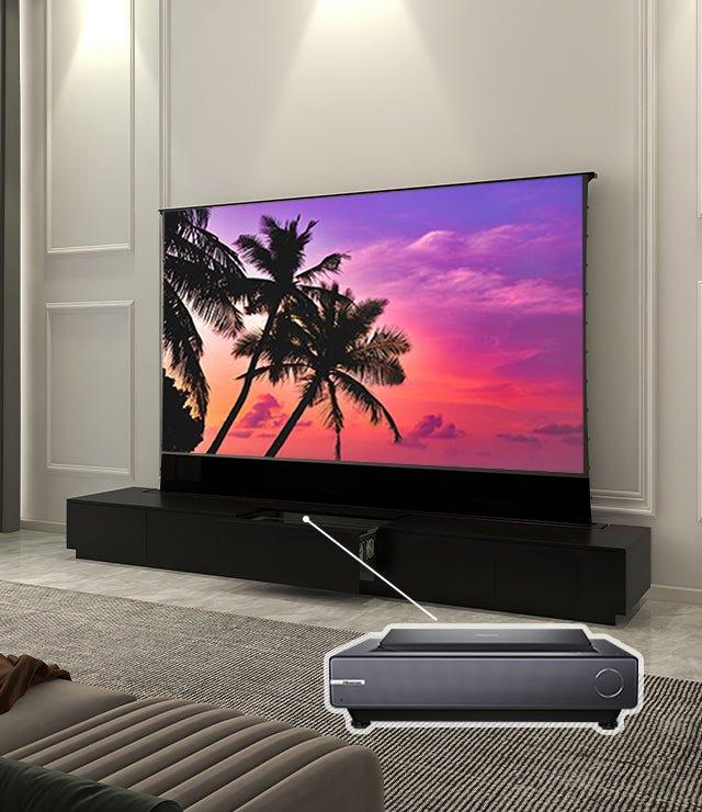 VIVIDSTORM Motorised Laser TV Cabinet Monte Carlo