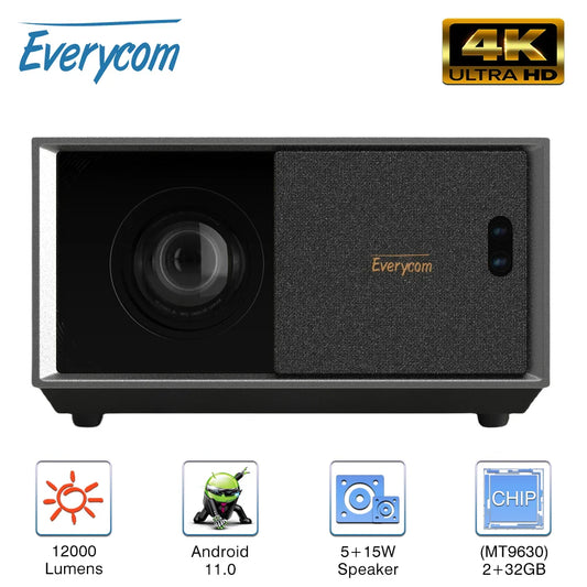 Revolutionize Your Home Entertainment with the HD Smart Projector 5G