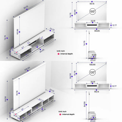AWOL Vision Vanish Laser TV - CABINET ONLY