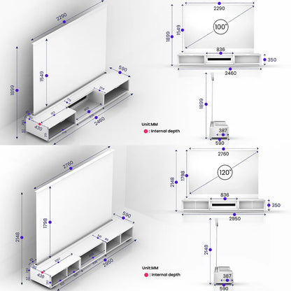 AWOL Vision Vanish Laser TV - CABINET ONLY